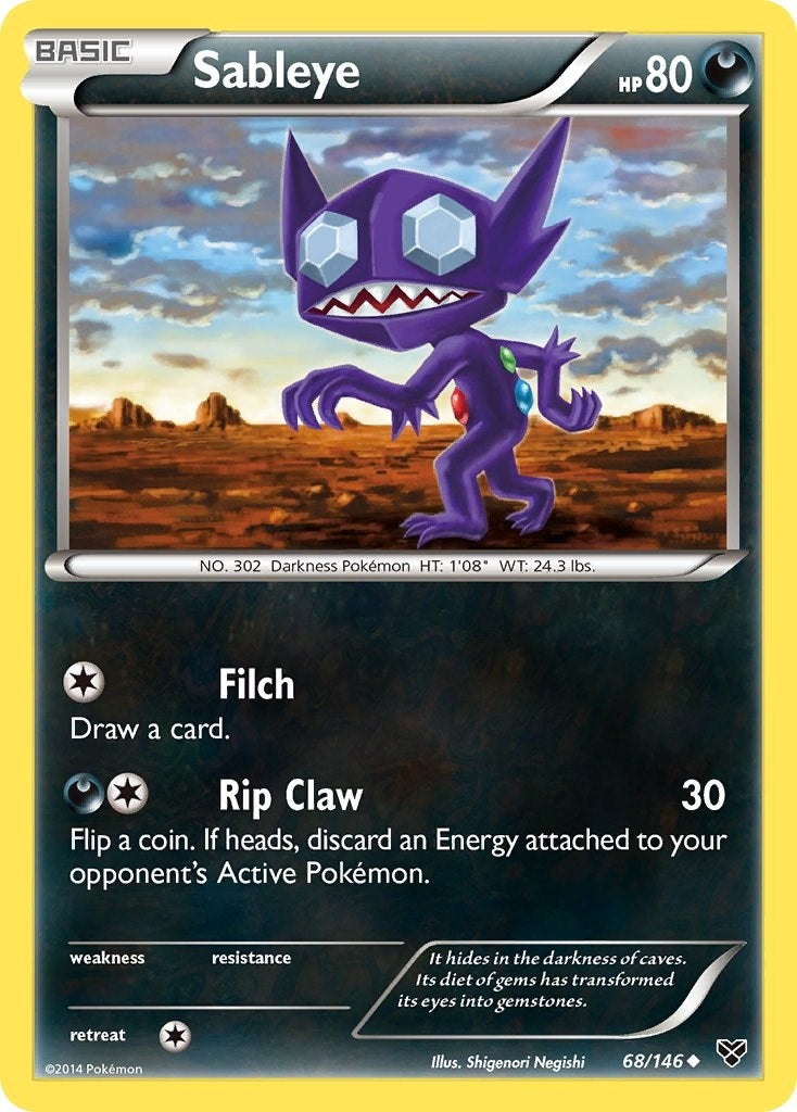 Image for Sableye (68/146) (XY) - Pokemon