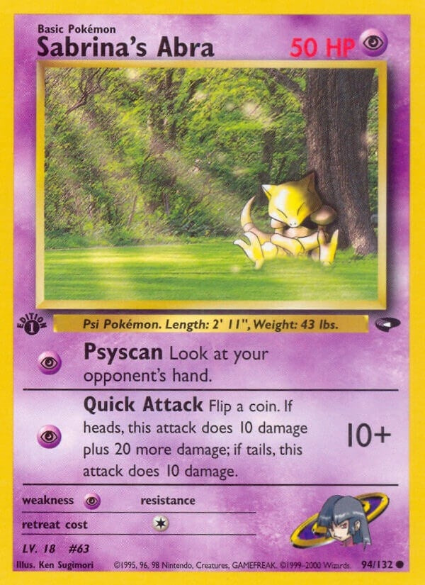 Image for Sabrina's Abra (94) (094/132) (G2) - Pokemon
