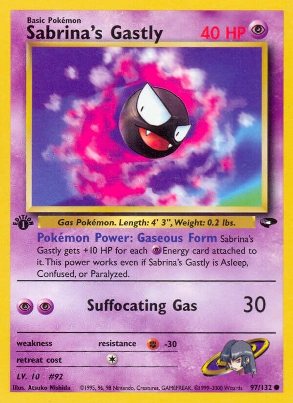 Image for Sabrina's Gastly (97) (097/132) (G2) - Pokemon