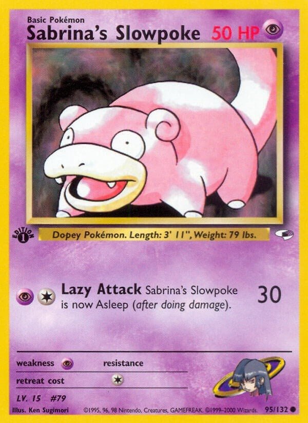 Image for Sabrina's Slowpoke (095/132) (G1) - Pokemon