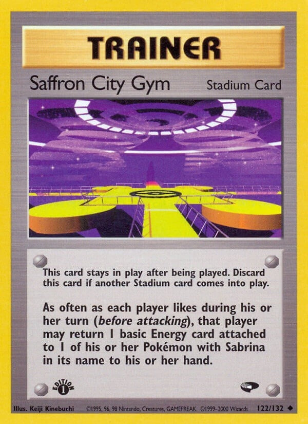 Image for Saffron City Gym (122/132) (G2) - Pokemon