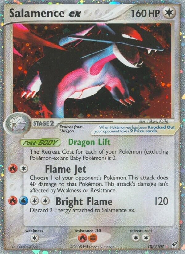 Image for Salamence ex (103/107) (DX) - Pokemon