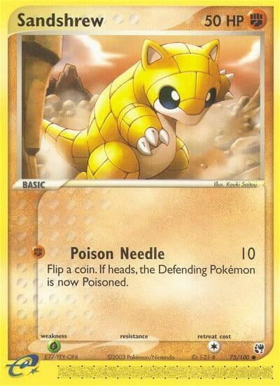 Image for Sandshrew (75/100) (SS) - Pokemon