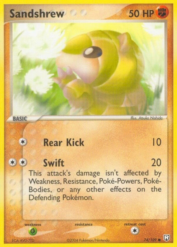 Image for Sandshrew (74/109) (RR) - Pokemon