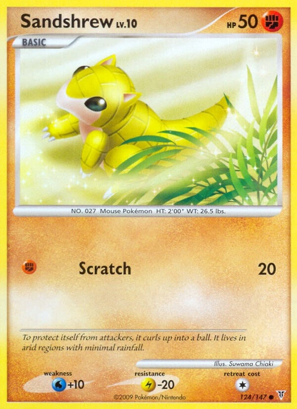 Image for Sandshrew (124) (SV) - Pokemon