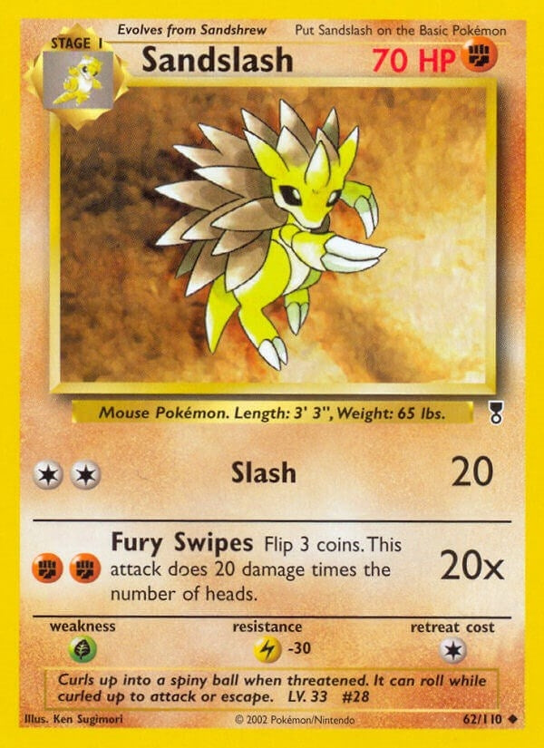 Image for Sandslash (062/110) (LC) - Pokemon
