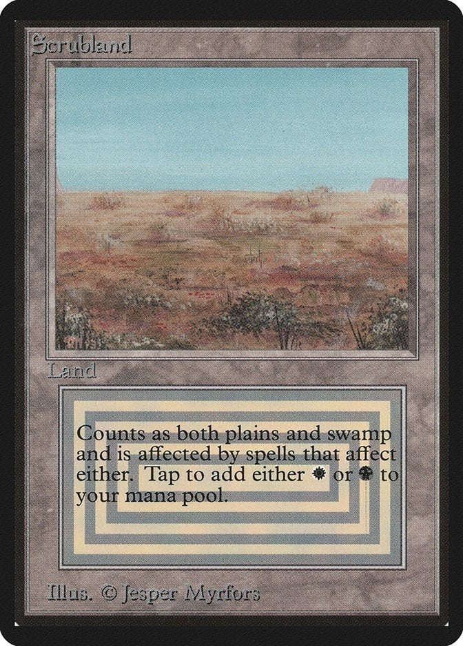 Image for Scrubland - Magic: The Gathering