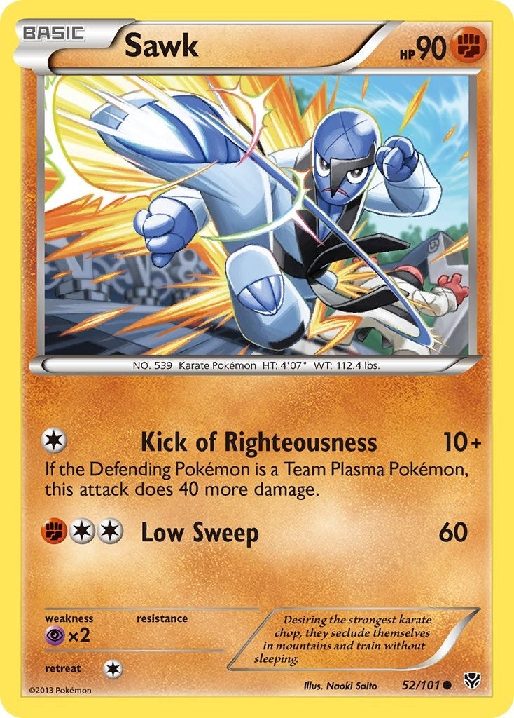 Image for Sawk (52/101) (PLB) - Pokemon