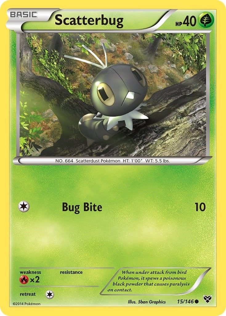 Image for Scatterbug (15/146) (XY) - Pokemon