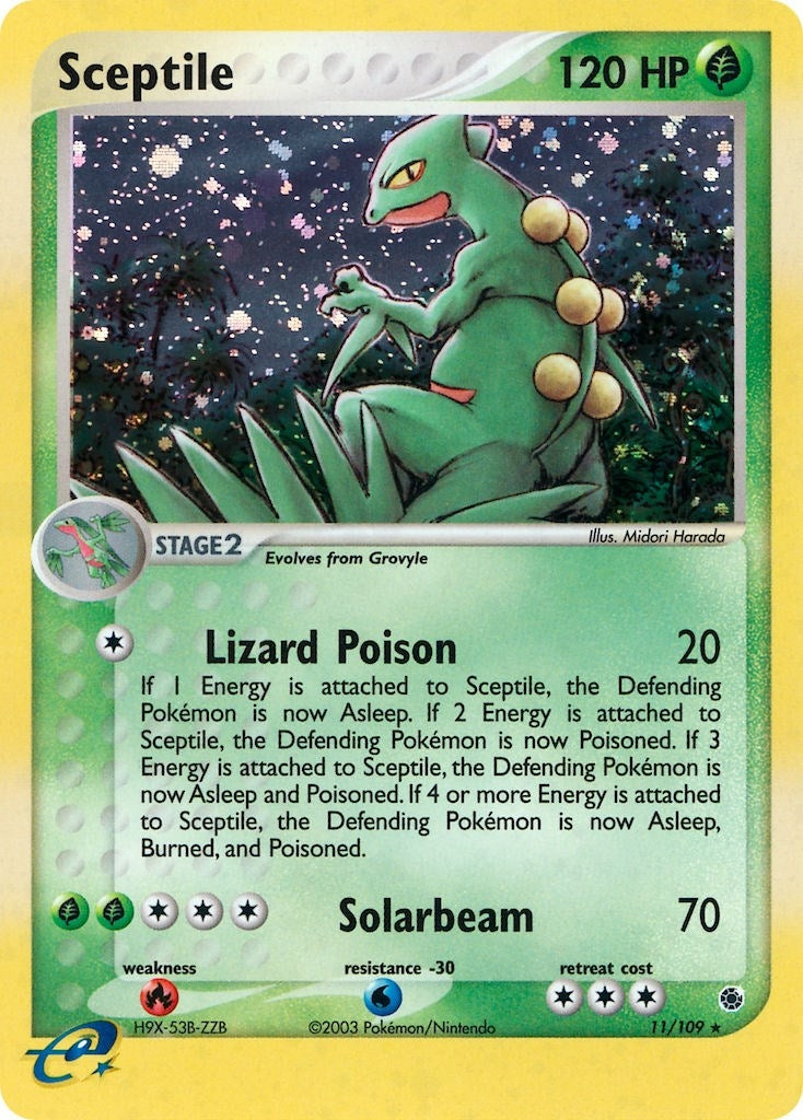 Image for Sceptile (11/109) (RS) - Pokemon
