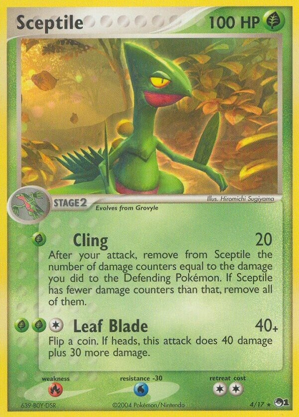 Image for Sceptile (004/017) (POP) - Pokemon