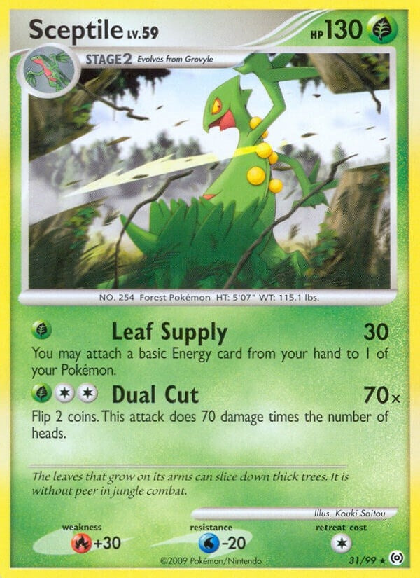 Image for Sceptile (31) (31/99) (AR) - Pokemon