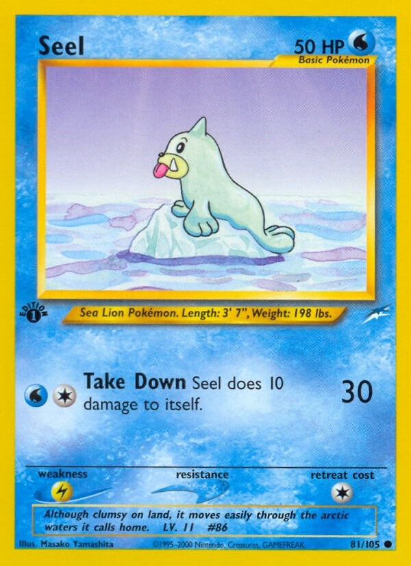 Image for Seel (081/105) (N4) - Pokemon
