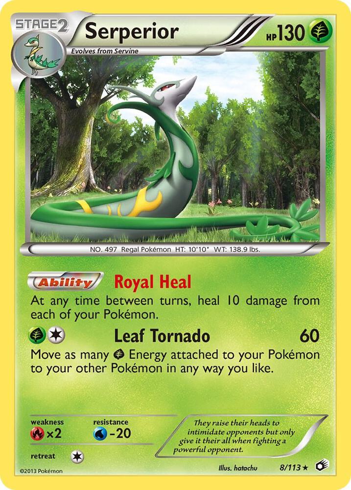 Image for Serperior (8/113) (LTR) - Pokemon