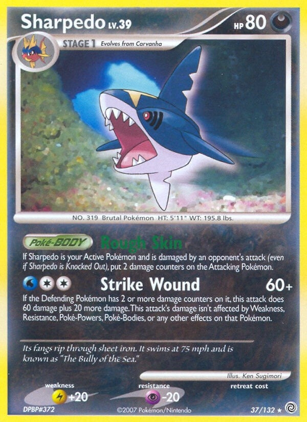 Image for Sharpedo (37/132) (SW) - Pokemon