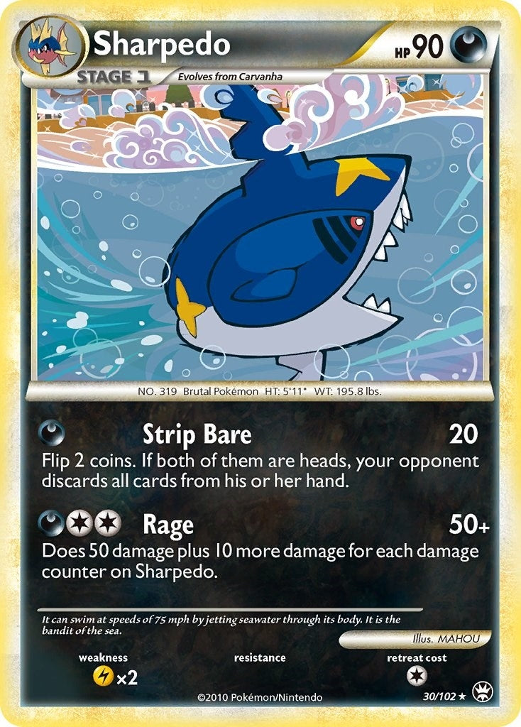 Image for Sharpedo (30/102) (TM) - Pokemon