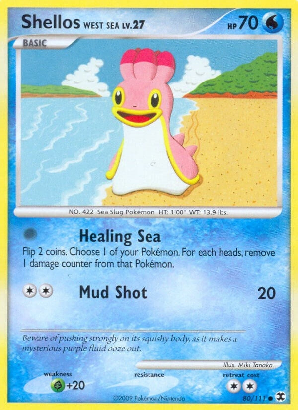 Image for Shellos West Sea (80/111) (RR) - Pokemon