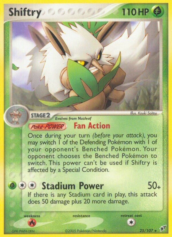 Image for Shiftry (25/107) (DX) - Pokemon