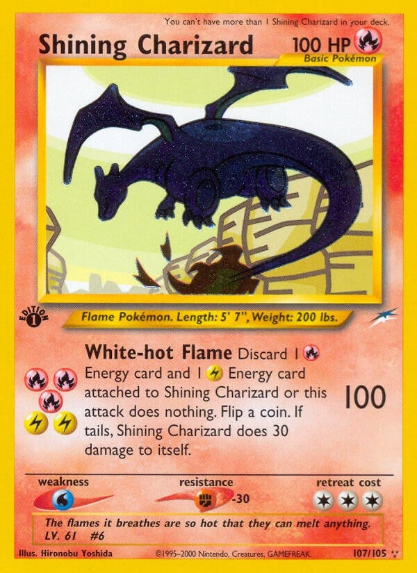 Image for Shining Charizard (107/105) (N4) - Pokemon