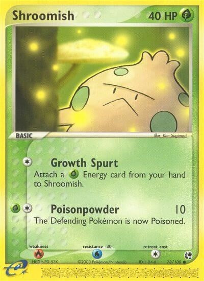 Image for Shroomish (78/100) (SS) - Pokemon