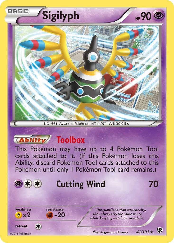 Image for Sigilyph (41/101) (PLB) - Pokemon