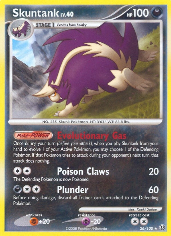 Image for Skuntank (26/100) (SF) - Pokemon