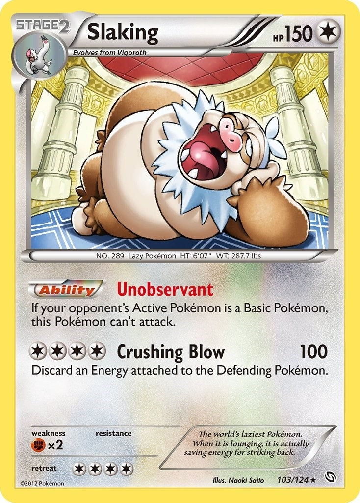 Image for Slaking (103/124) (DRX) - Pokemon