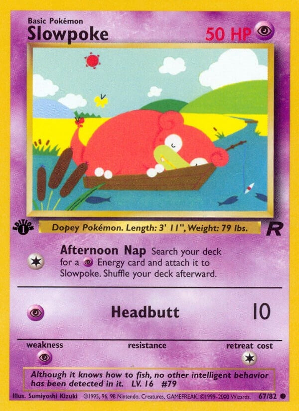 Image for Slowpoke (67/82) (TR) - Pokemon