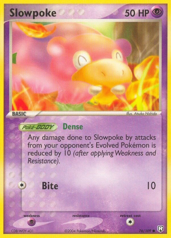 Image for Slowpoke (76/109) (RR) - Pokemon