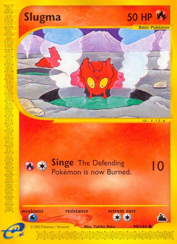 Image for Slugma (99) (099/144) (SK) - Pokemon