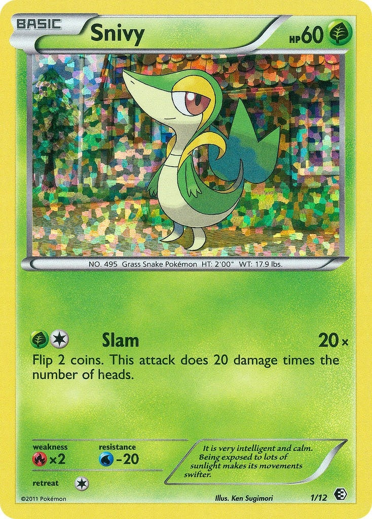 Image for Snivy (001/012) (M11) - Pokemon