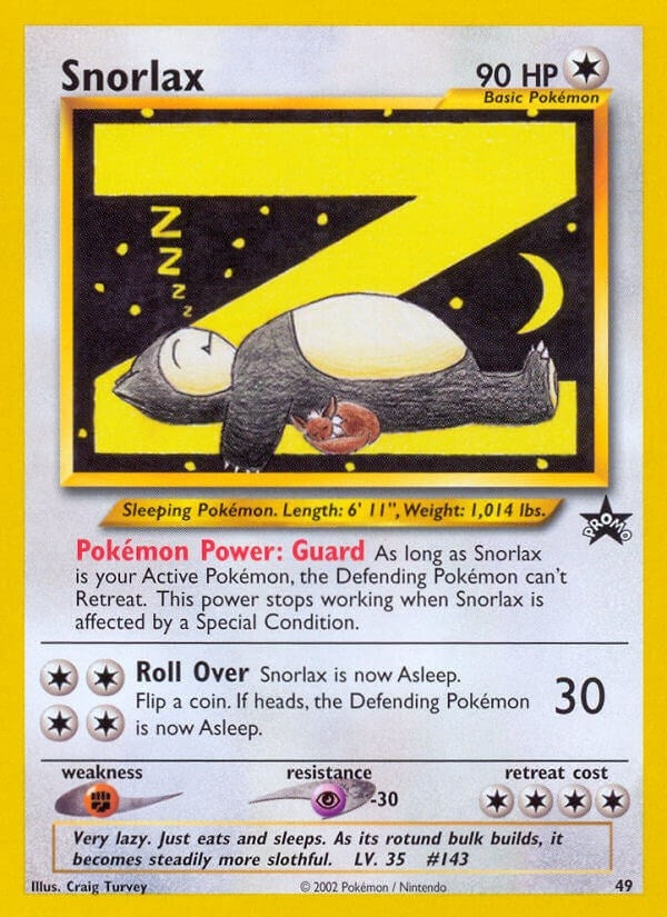 Image for Snorlax (49/53) (PR) - Pokemon