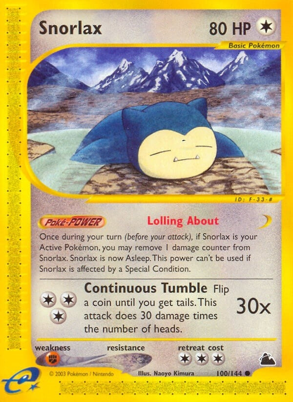 Image for Snorlax (100/144) (SK) - Pokemon