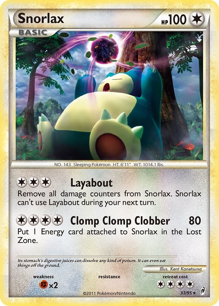 Image for Snorlax (33/95) (CL) - Pokemon