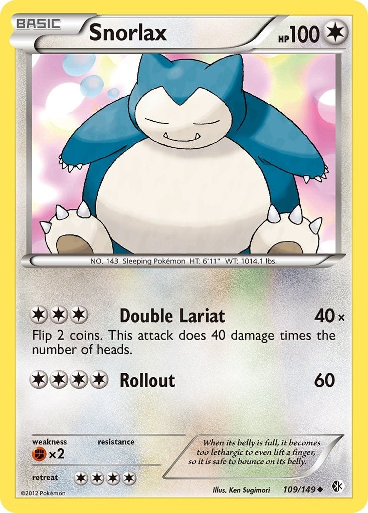 Image for Snorlax (109/149) (BCR) - Pokemon
