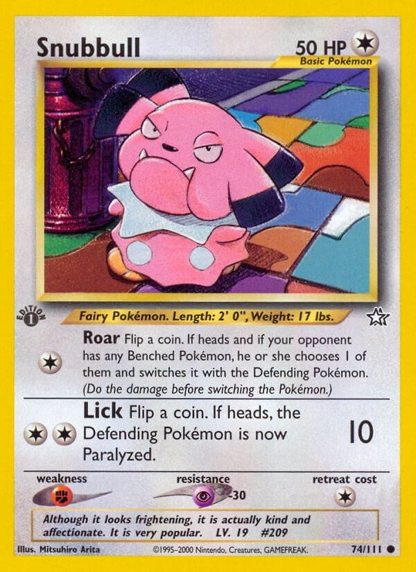 Image for Snubbull (074/111) (N1) - Pokemon