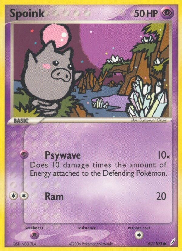 Image for Spoink (62/100) (CG) - Pokemon
