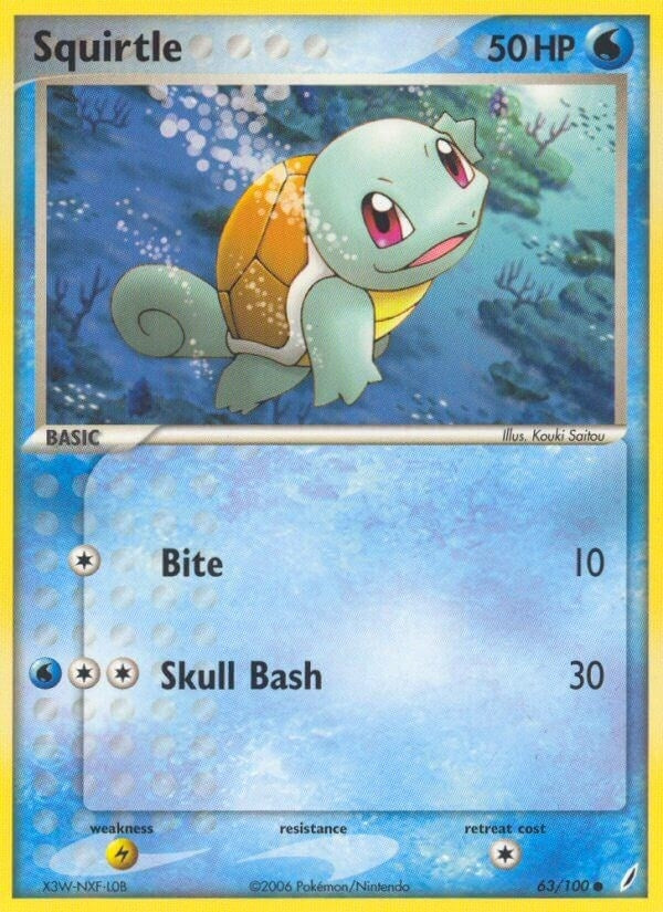 Image for Squirtle (63/100) (CG) - Pokemon