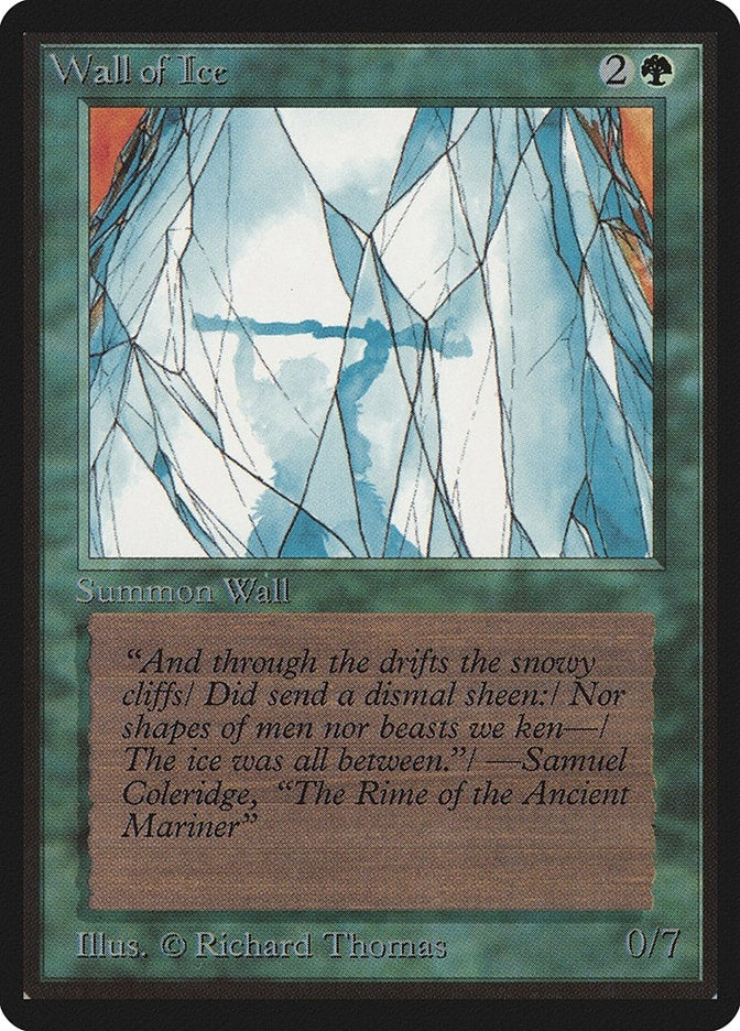 Image for Wall of Ice - Magic: The Gathering