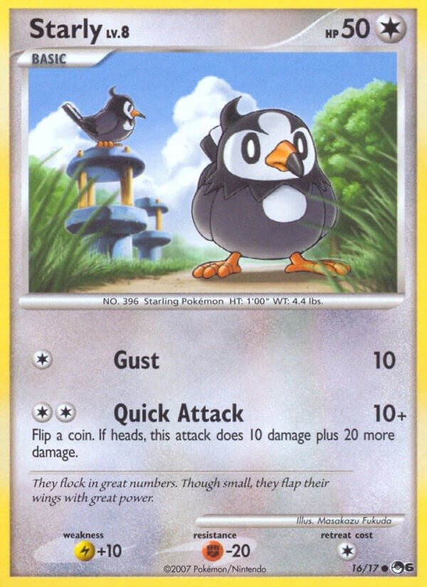 Image for Starly (016/017) (POP) - Pokemon