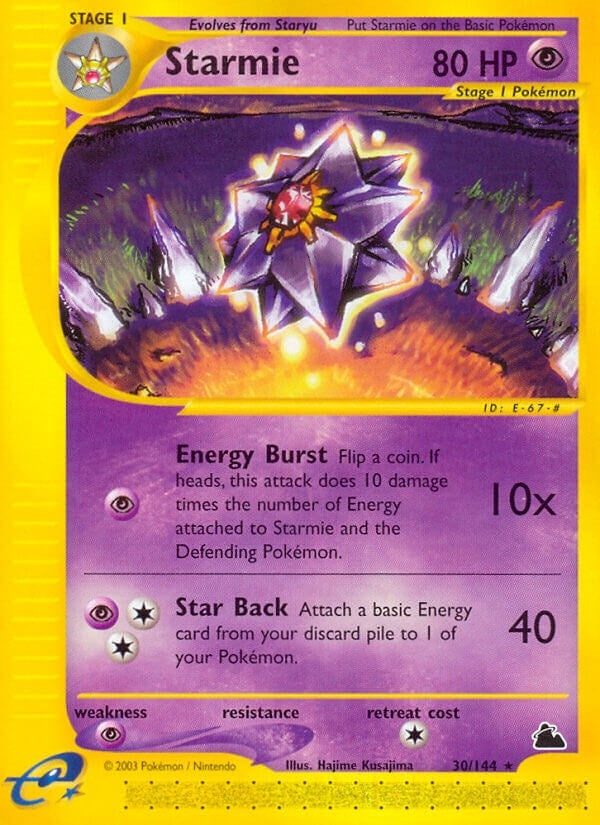 Image for Starmie (30) (030/144) (SK) - Pokemon