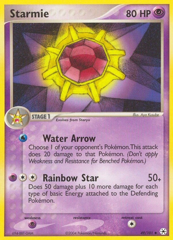 Image for Starmie (49/101) (HL) - Pokemon