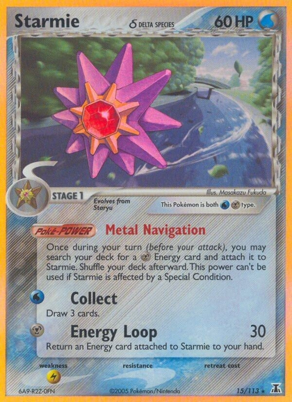 Image for Starmie - 015/113 (Delta Species) (15/113) (DS) - Pokemon