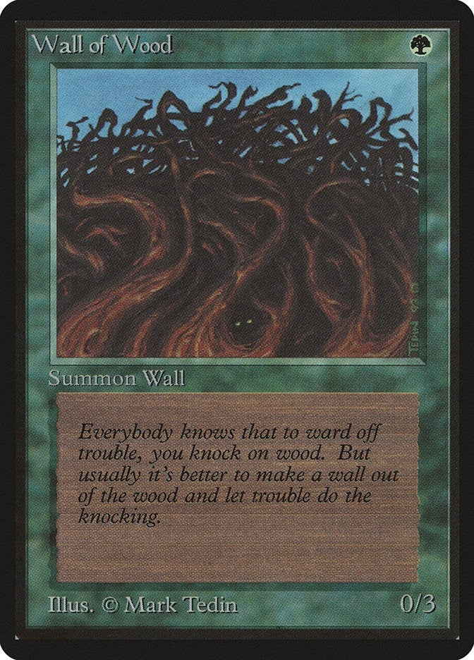 Image for Wall of Wood - Magic: The Gathering