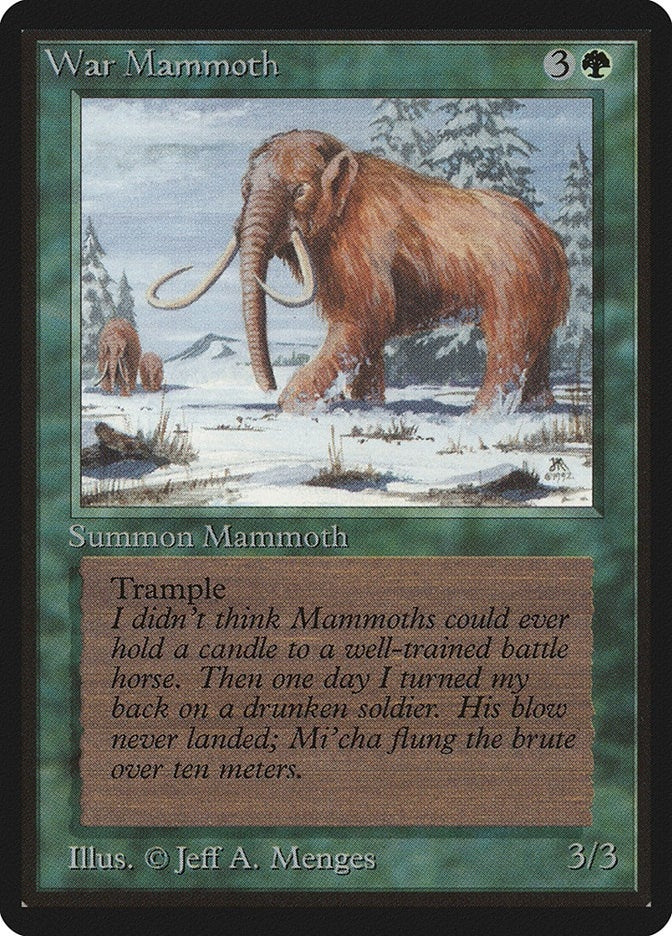 Image for War Mammoth - Magic: The Gathering
