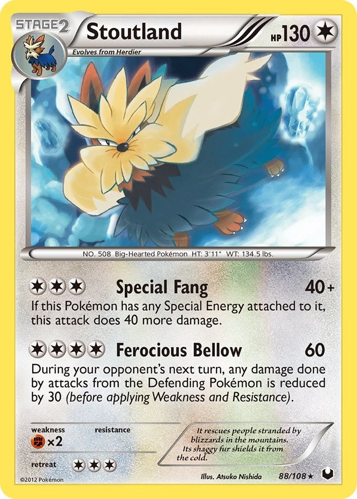 Image for Stoutland (88/108) (DEX) - Pokemon