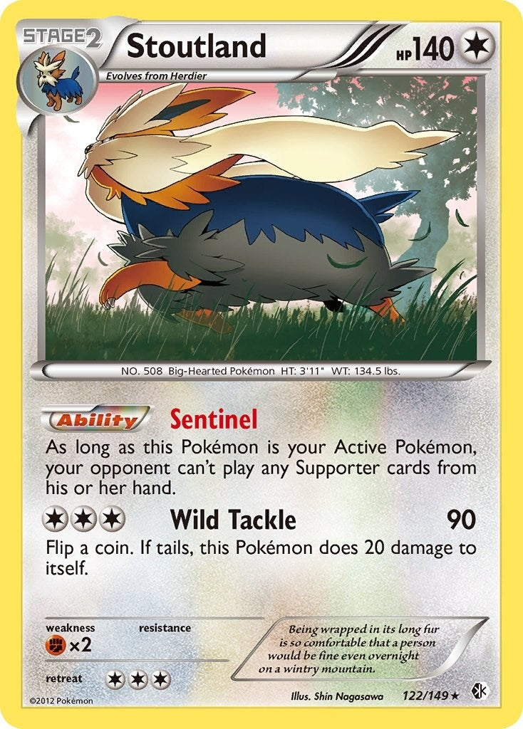 Image for Stoutland (122/149) (BCR) - Pokemon
