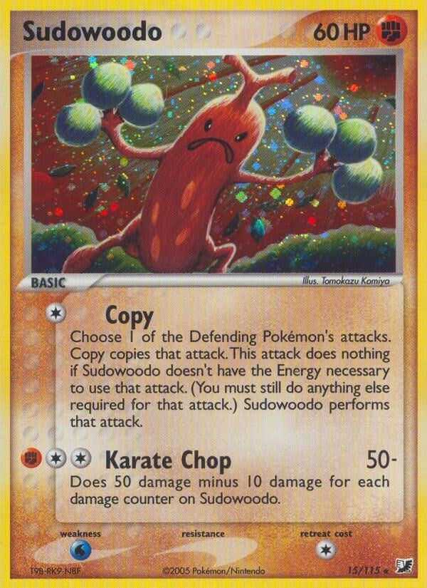 Image for Sudowoodo (15/115) (UF) - Pokemon