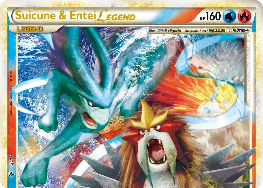 Image for Suicune & Entei Legend (Top) (94/95) (UL) - Pokemon
