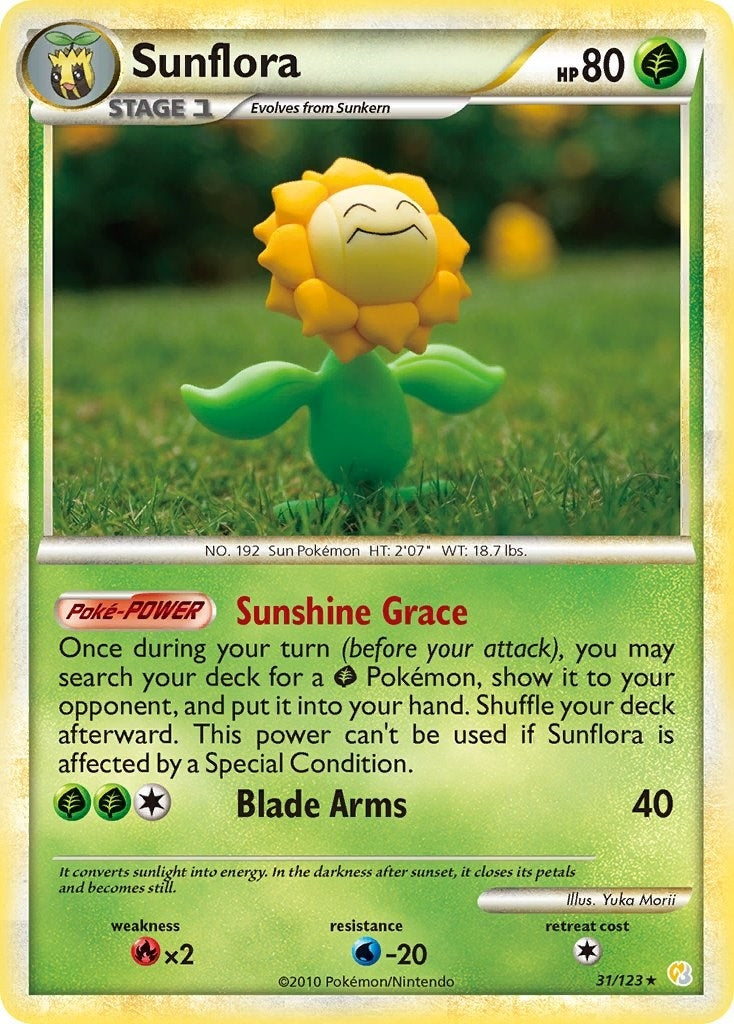 Image for Sunflora (31/123) (HS) - Pokemon